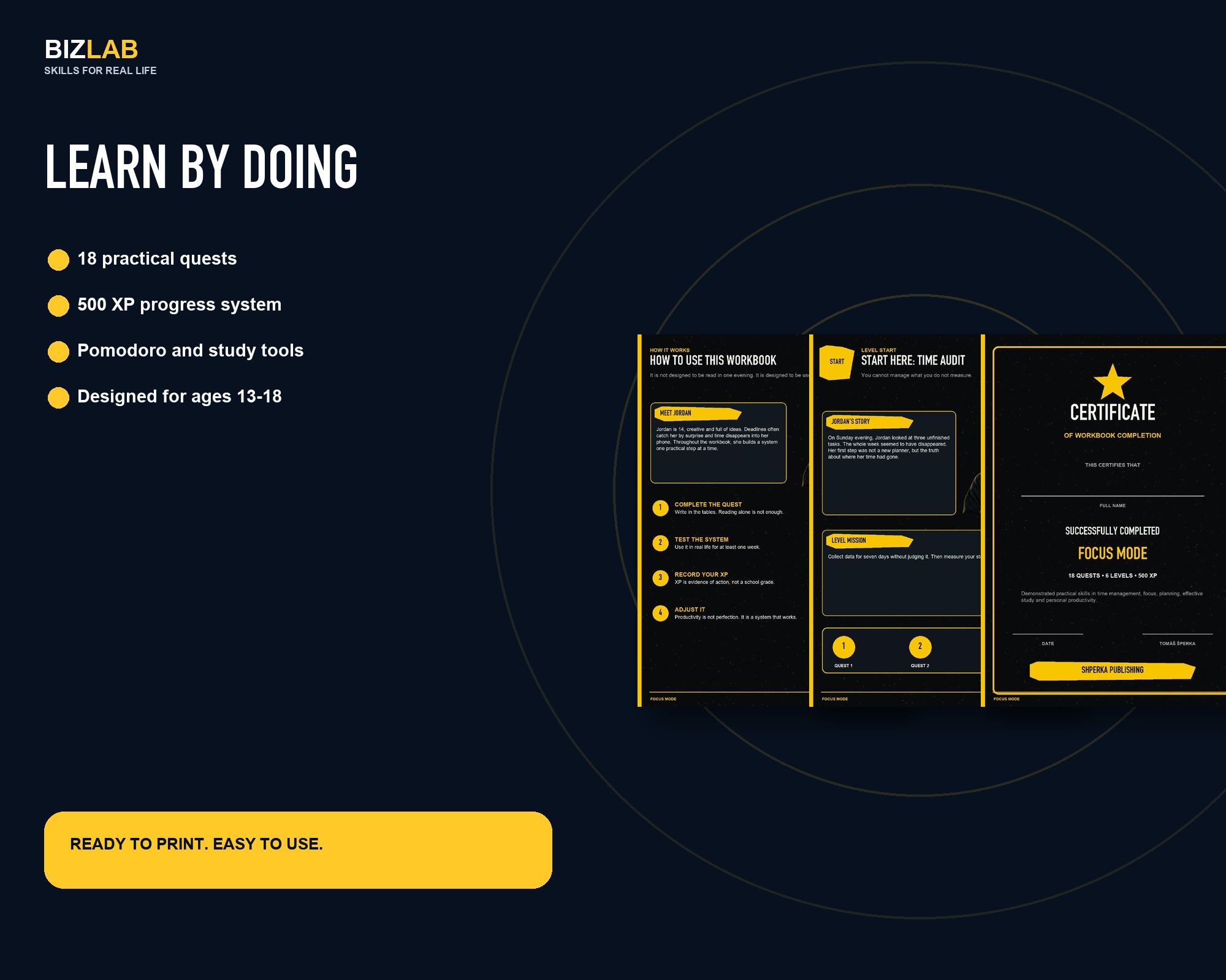 Teen Productivity Workbook — preview 3