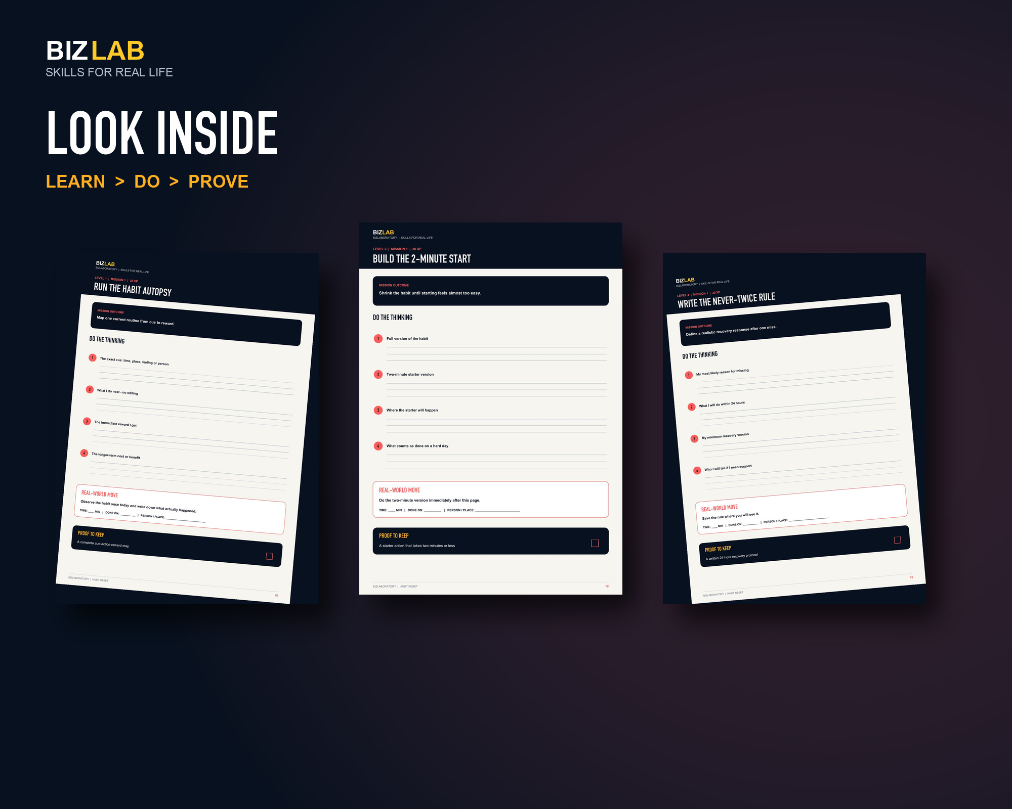 Teen Habit Reset Workbook & 21-Day Tracker — preview 2