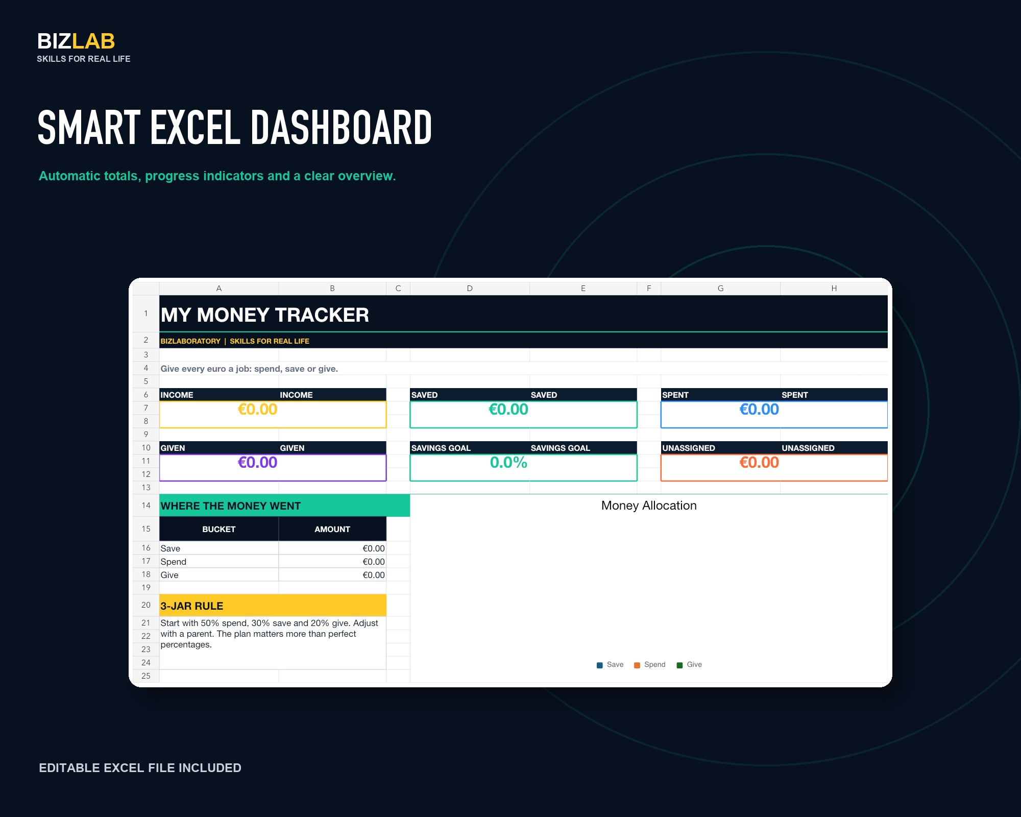 Teen Money Tracker Workbook — preview 3